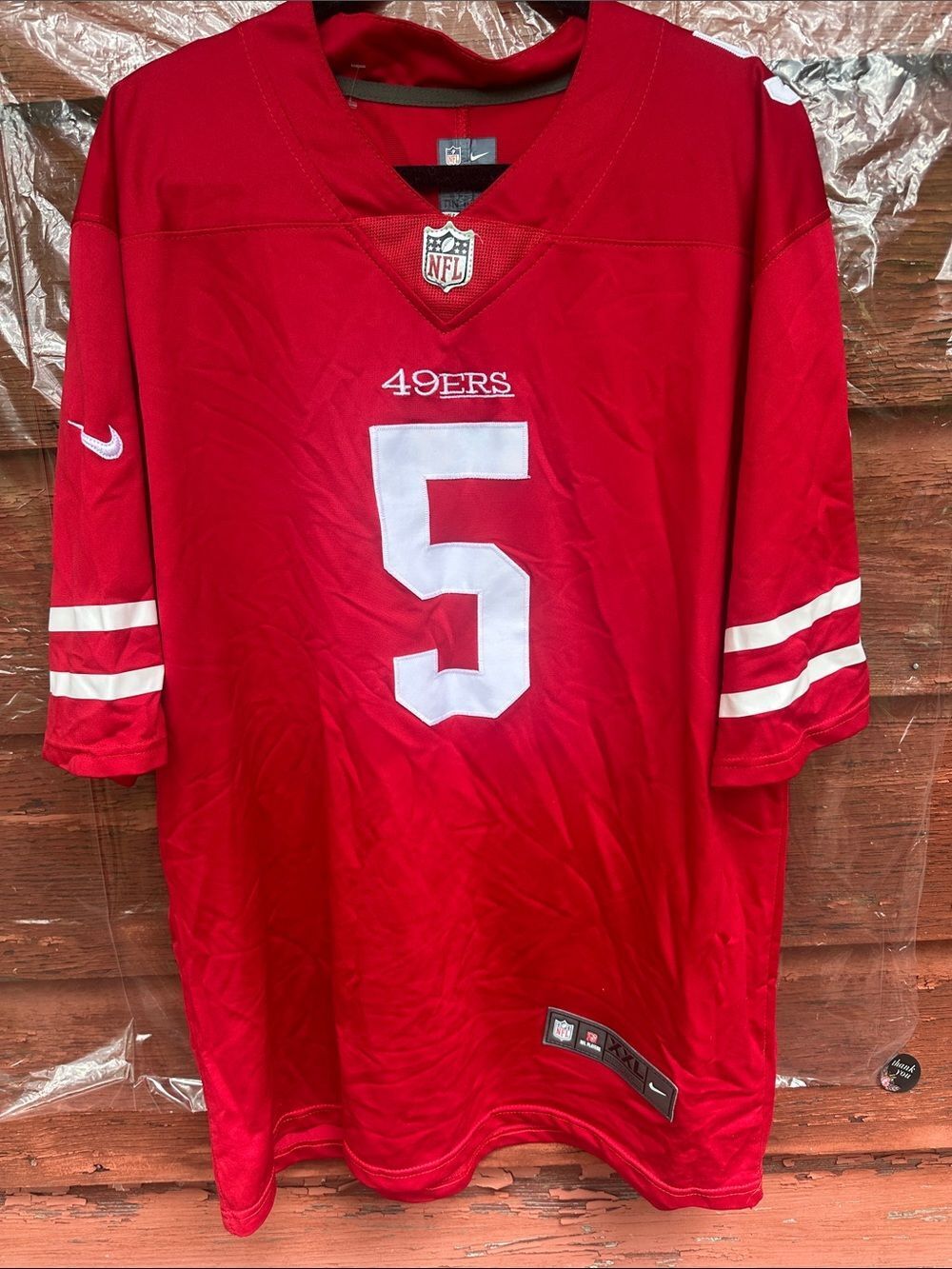 Nike San Francisco 49ers Trey Lance NFL Game Jersey